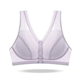 A - type thin front - opening mother breastfeeding bra without steel ring large size - Negative Apparel