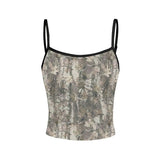 an and n sexy suspender tops for women 2025 summer retro color small vest inner wear for women - Negative Apparel