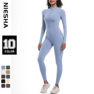 Apex Zip Unitard | Unified. Sleek. Tactical. - Negative Apparel