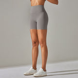 Aura Brushed Yoga Shorts | Velvety. Vivid. Victorious. - Negative Apparel
