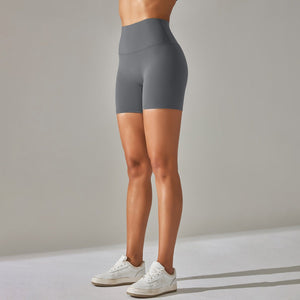 Aura Brushed Yoga Shorts | Velvety. Vivid. Victorious. - Negative Apparel