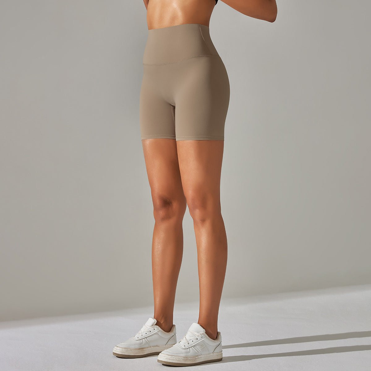 Aura Brushed Yoga Shorts | Velvety. Vivid. Victorious. - Negative Apparel