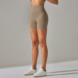 Aura Brushed Yoga Shorts | Velvety. Vivid. Victorious. - Negative Apparel