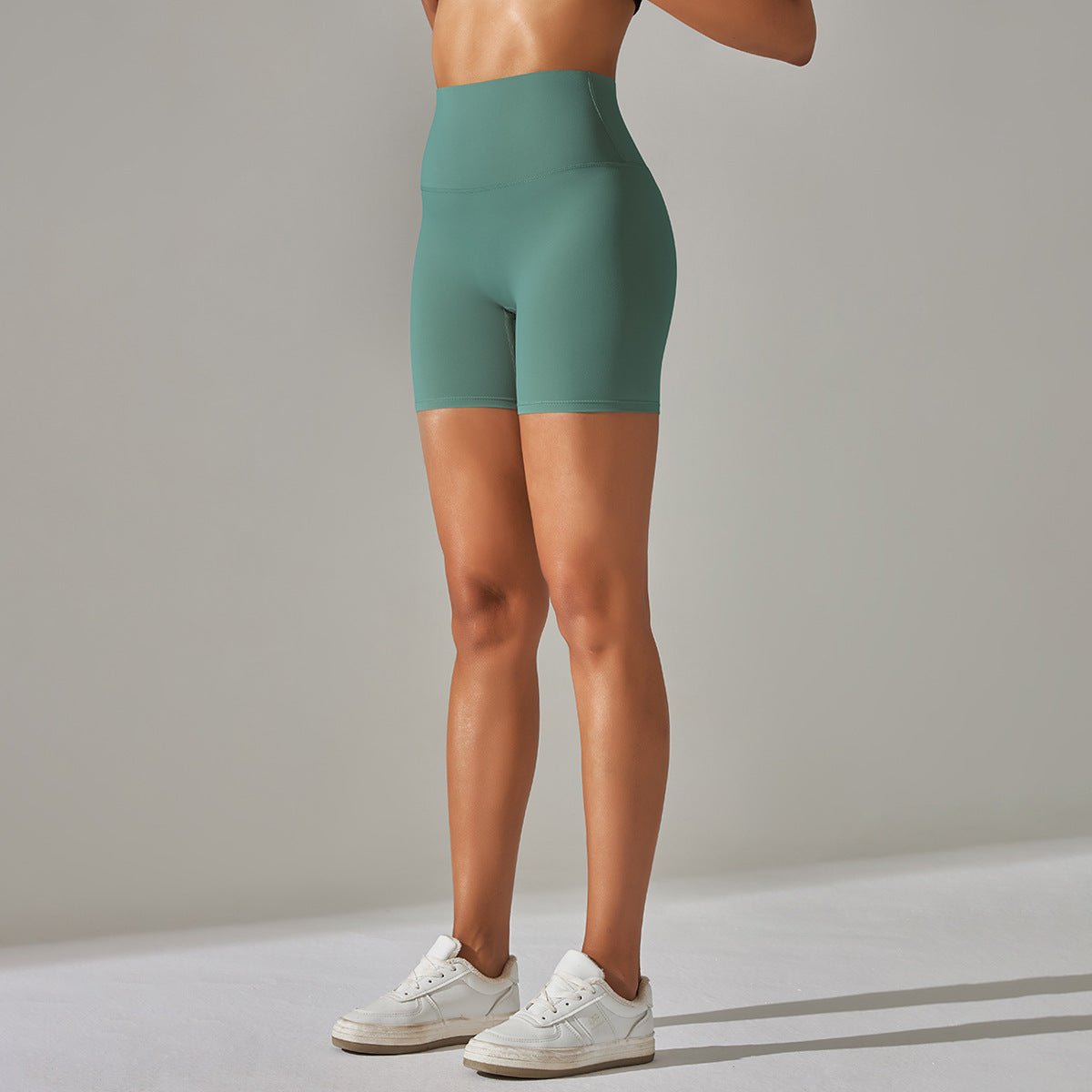 Aura Brushed Yoga Shorts | Velvety. Vivid. Victorious. - Negative Apparel