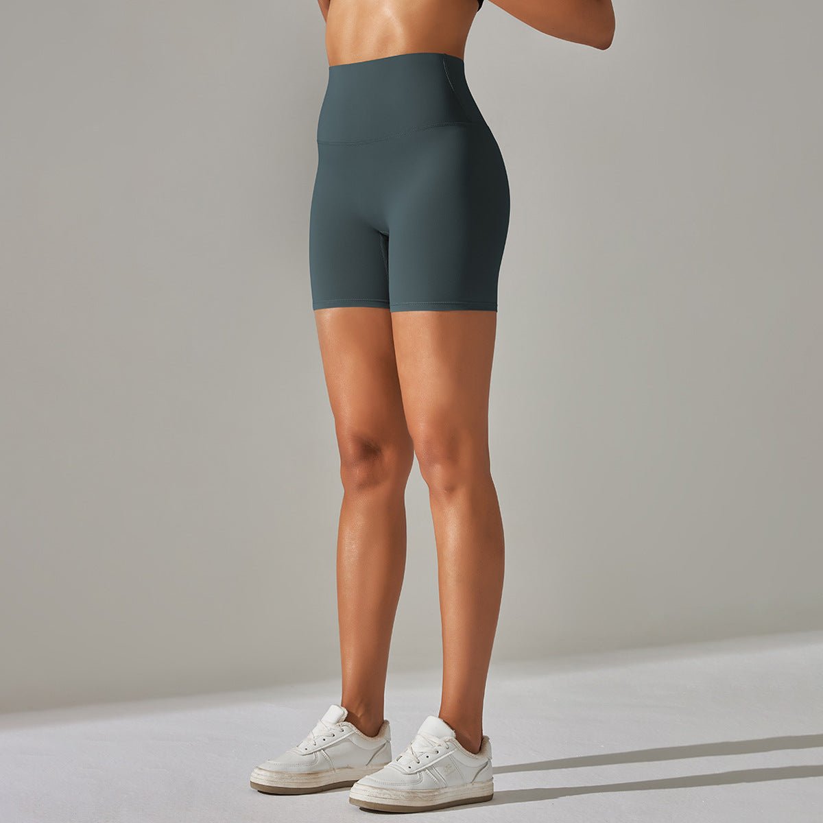 Aura Brushed Yoga Shorts | Velvety. Vivid. Victorious. - Negative Apparel