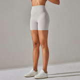 Aura Brushed Yoga Shorts | Velvety. Vivid. Victorious. - Negative Apparel