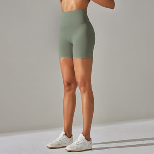 Aura Brushed Yoga Shorts | Velvety. Vivid. Victorious. - Negative Apparel