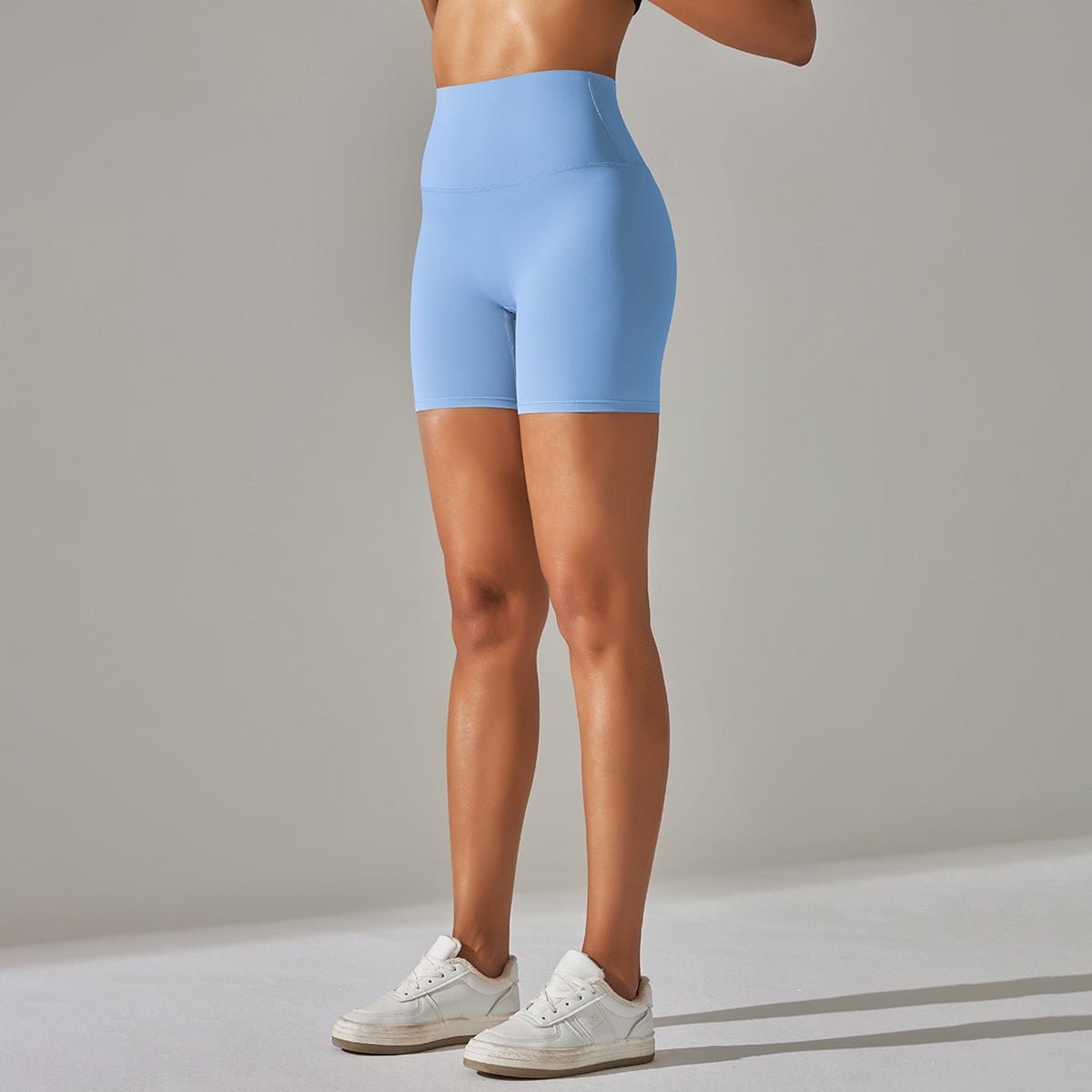 Aura Brushed Yoga Shorts | Velvety. Vivid. Victorious. - Negative Apparel