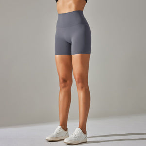 Aura Brushed Yoga Shorts | Velvety. Vivid. Victorious. - Negative Apparel