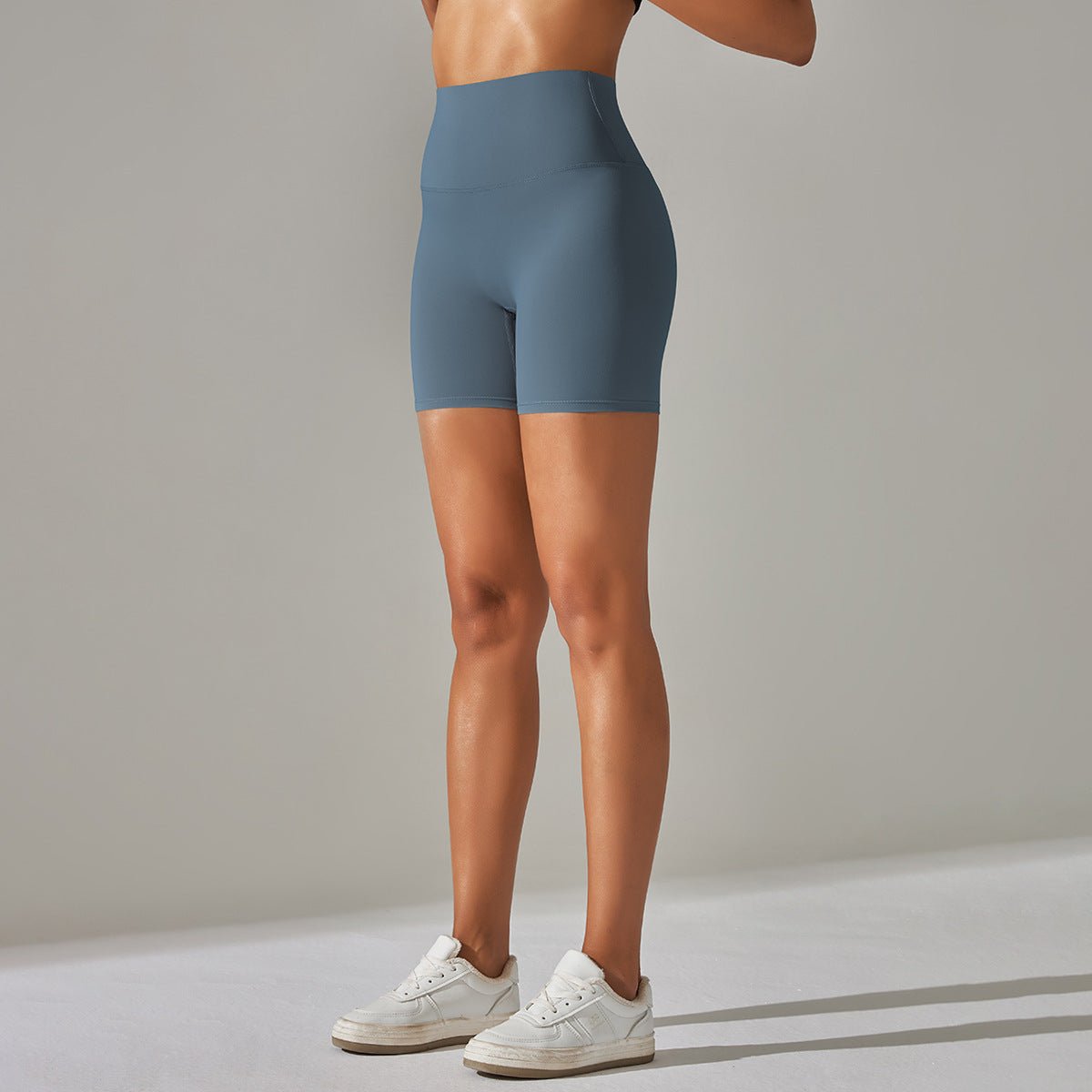 Aura Brushed Yoga Shorts | Velvety. Vivid. Victorious. - Negative Apparel