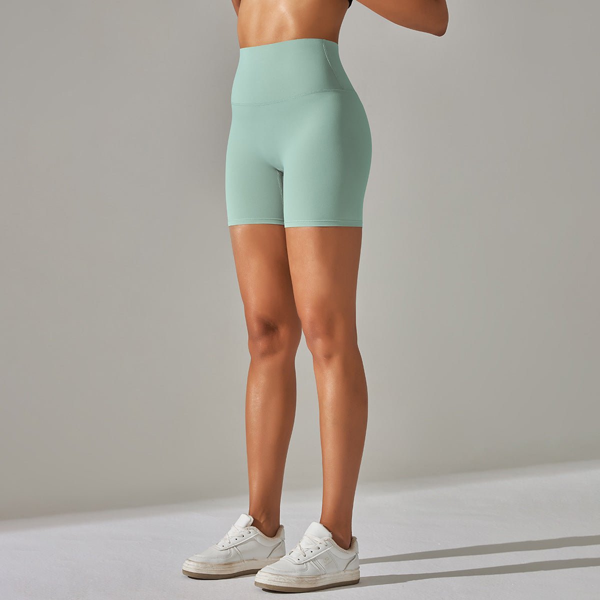 Aura Brushed Yoga Shorts | Velvety. Vivid. Victorious. - Negative Apparel