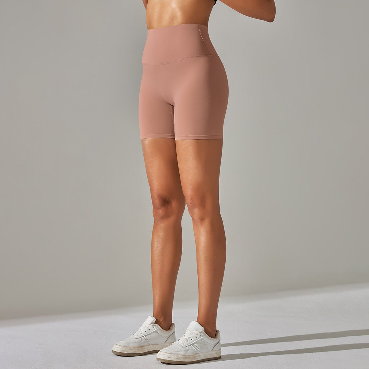 Aura Brushed Yoga Shorts | Velvety. Vivid. Victorious. - Negative Apparel