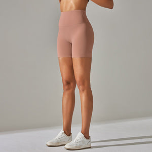 Aura Brushed Yoga Shorts | Velvety. Vivid. Victorious. - Negative Apparel