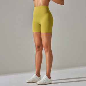 Aura Brushed Yoga Shorts | Velvety. Vivid. Victorious. - Negative Apparel