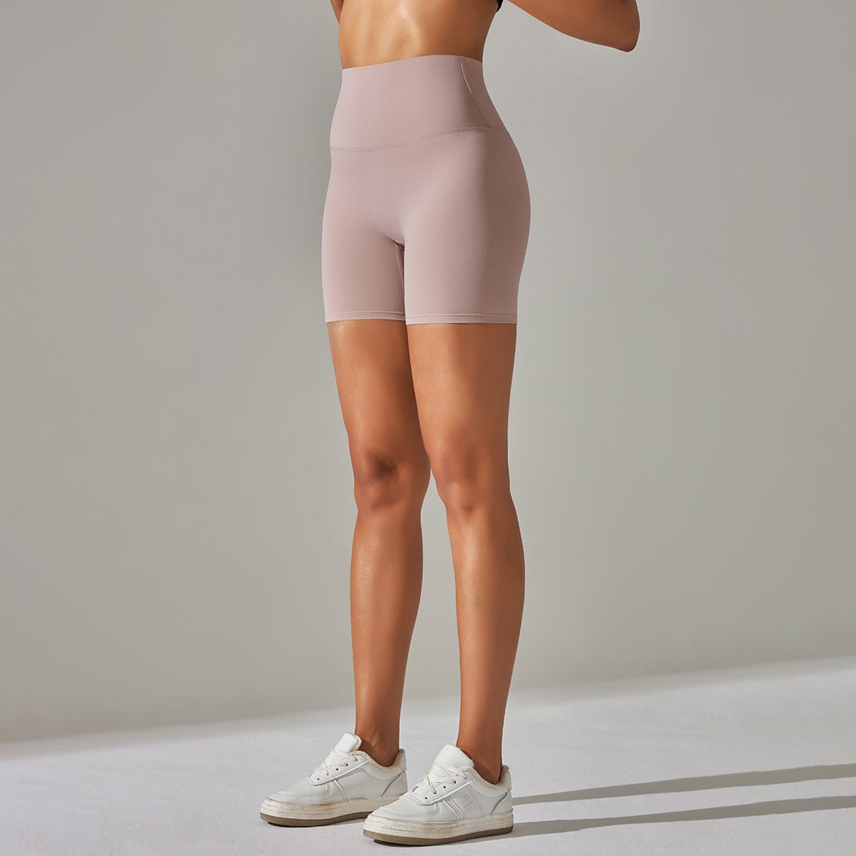 Aura Brushed Yoga Shorts | Velvety. Vivid. Victorious. - Negative Apparel