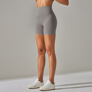 Aura Brushed Yoga Shorts | Velvety. Vivid. Victorious. - Negative Apparel