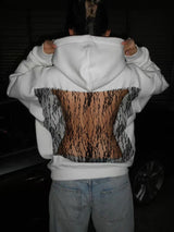 Backless Mesh Hoodie | Net Detail Sweatshirt - Negative Apparel