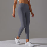Bare Glow 9/10 Leggings | Seamless. Sculpted. Serene. - Negative Apparel