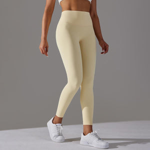 Bare Glow 9/10 Leggings | Seamless. Sculpted. Serene. - Negative Apparel