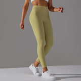 Bare Glow 9/10 Leggings | Seamless. Sculpted. Serene. - Negative Apparel