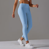 Bare Glow 9/10 Leggings | Seamless. Sculpted. Serene. - Negative Apparel