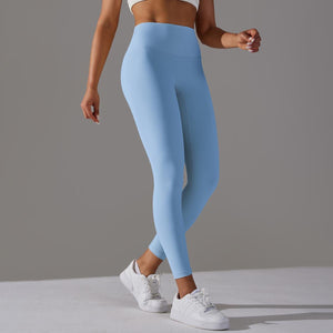 Bare Glow 9/10 Leggings | Seamless. Sculpted. Serene. - Negative Apparel