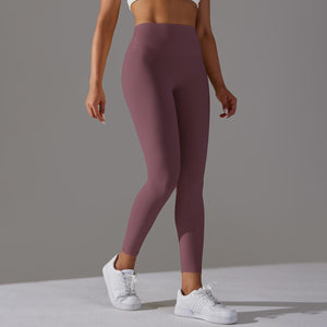 Bare Glow 9/10 Leggings | Seamless. Sculpted. Serene. - Negative Apparel