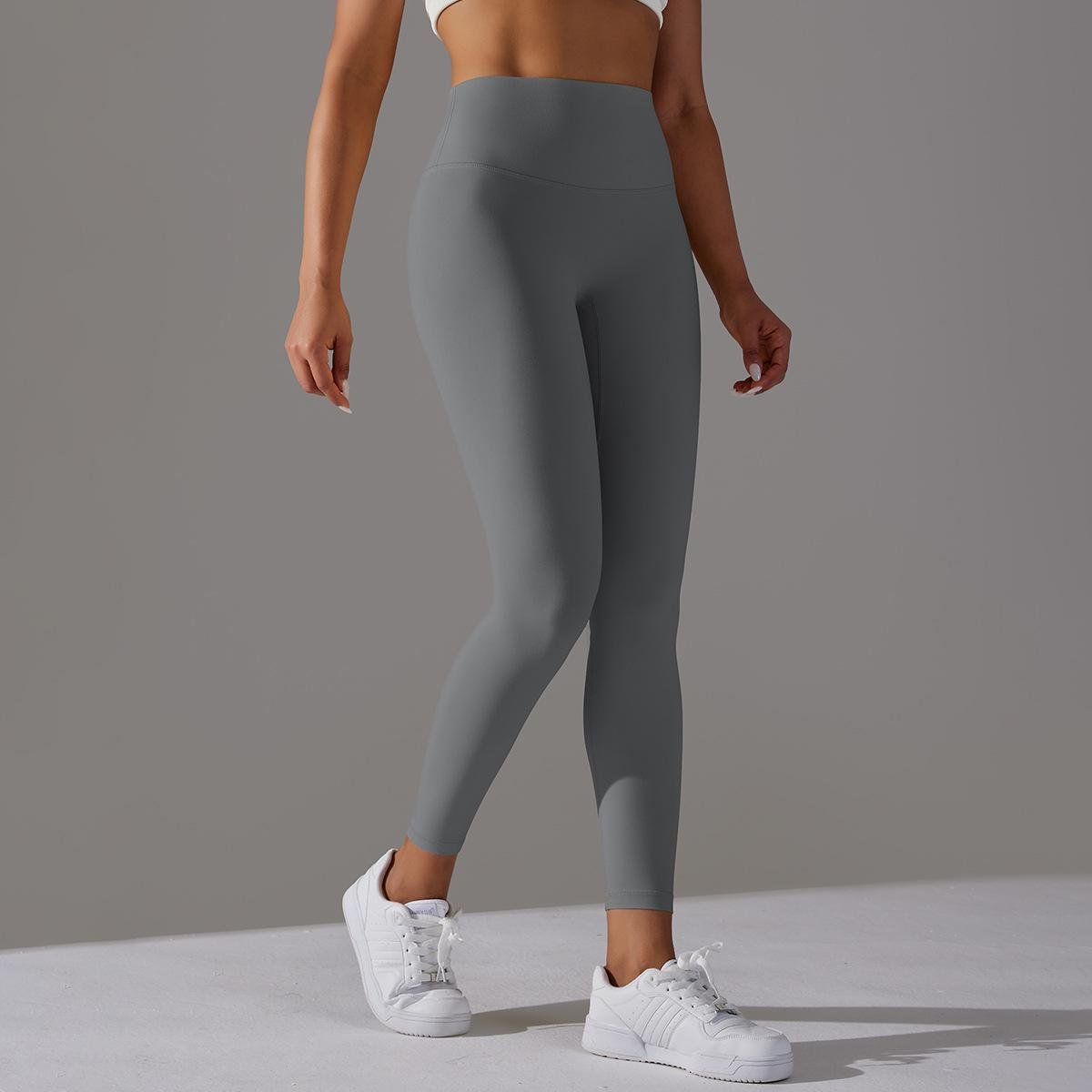 Bare Glow 9/10 Leggings | Seamless. Sculpted. Serene. - Negative Apparel