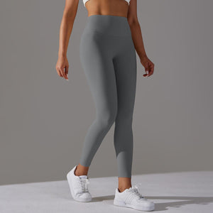 Bare Glow 9/10 Leggings | Seamless. Sculpted. Serene. - Negative Apparel