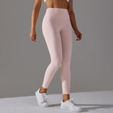 Bare Glow 9/10 Leggings | Seamless. Sculpted. Serene. - Negative Apparel