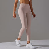Bare Glow 9/10 Leggings | Seamless. Sculpted. Serene. - Negative Apparel