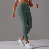 Bare Glow 9/10 Leggings | Seamless. Sculpted. Serene. - Negative Apparel