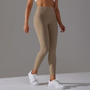 Bare Glow 9/10 Leggings | Seamless. Sculpted. Serene. - Negative Apparel