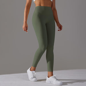 Bare Glow 9/10 Leggings | Seamless. Sculpted. Serene. - Negative Apparel