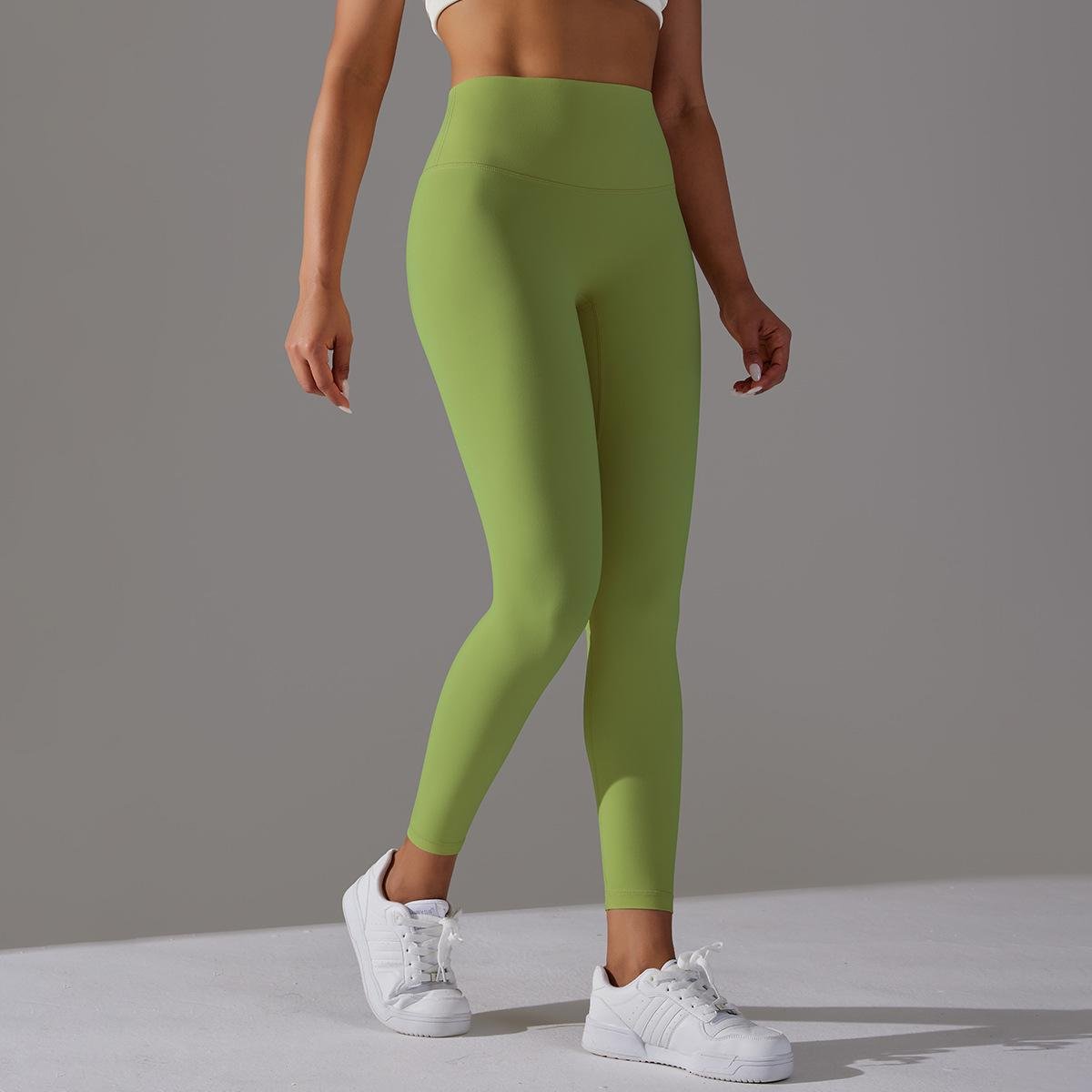 Bare Glow 9/10 Leggings | Seamless. Sculpted. Serene. - Negative Apparel