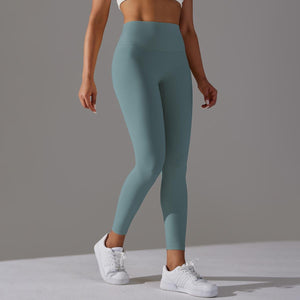 Bare Glow 9/10 Leggings | Seamless. Sculpted. Serene. - Negative Apparel