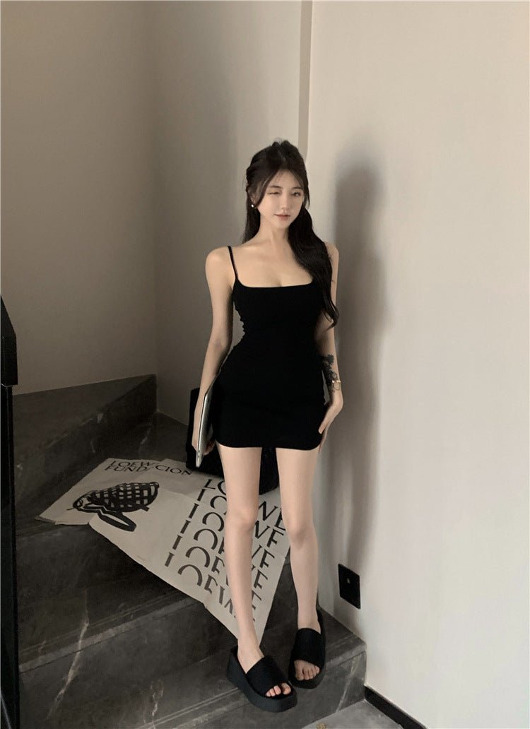 Blue sxy suspender dress women's summer 2025 sleeveless cami dress - Negative Apparel