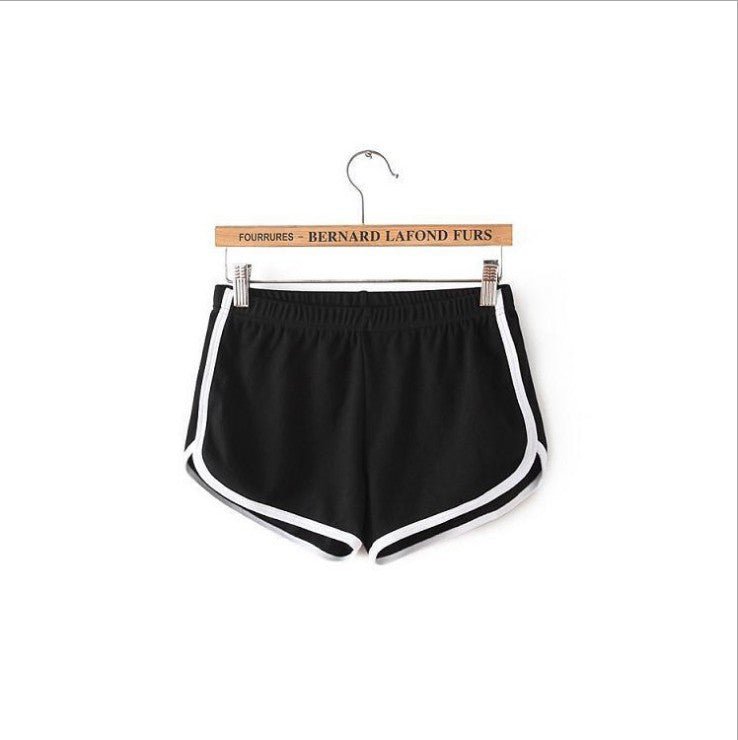 Breathable Sports Shorts, Solid Color Hot Pants Shorts - Negative Apparel