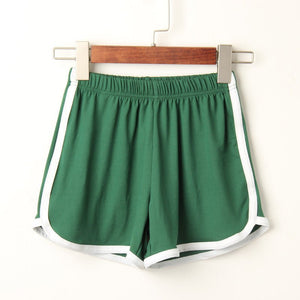 Breathable Sports Shorts, Solid Color Hot Pants Shorts - Negative Apparel