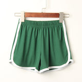 Breathable Sports Shorts, Solid Color Hot Pants Shorts - Negative Apparel