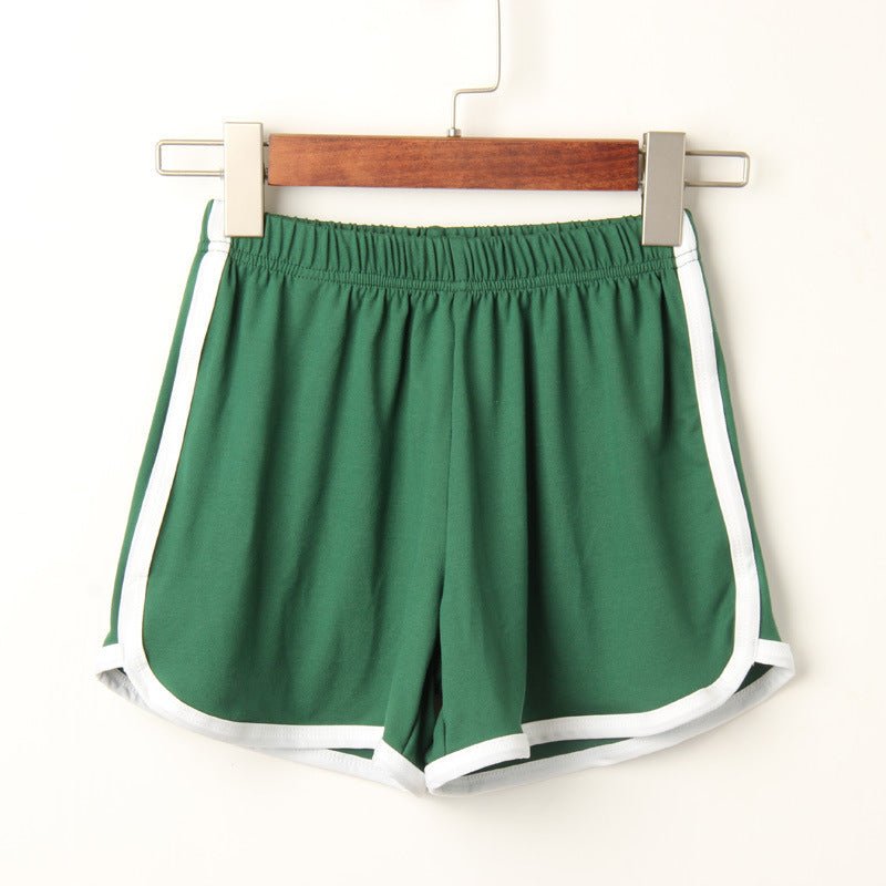 Breathable Sports Shorts, Solid Color Hot Pants Shorts - Negative Apparel