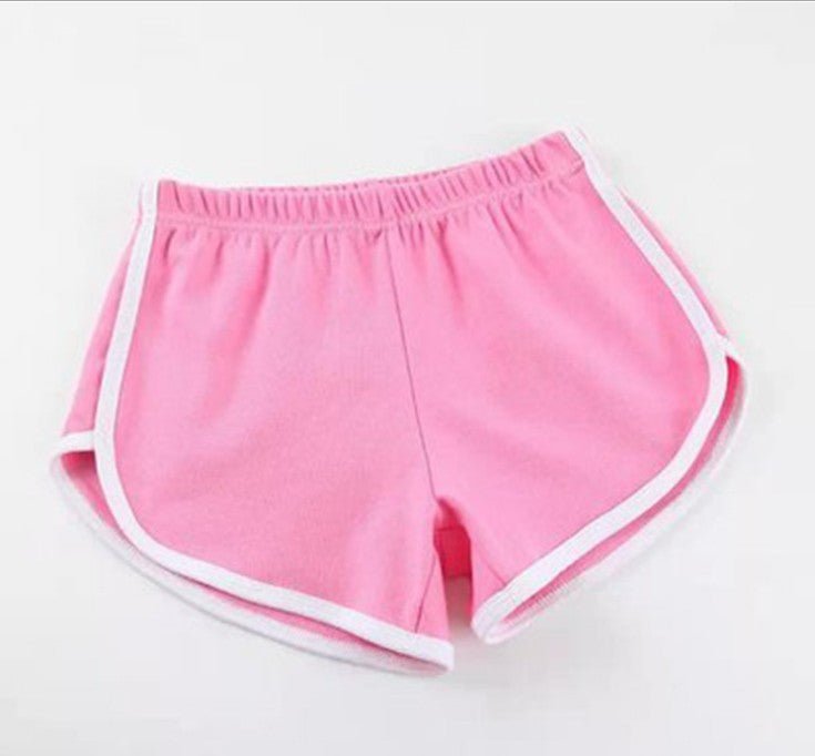 Breathable Sports Shorts, Solid Color Hot Pants Shorts - Negative Apparel