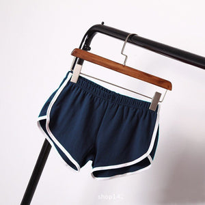 Breathable Sports Shorts, Solid Color Hot Pants Shorts - Negative Apparel