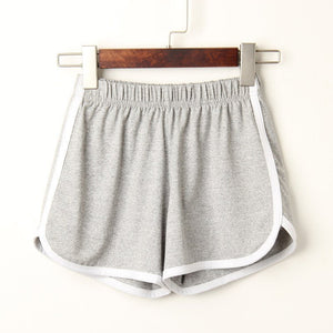 Breathable Sports Shorts, Solid Color Hot Pants Shorts - Negative Apparel