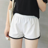 Breathable Sports Shorts, Solid Color Hot Pants Shorts - Negative Apparel