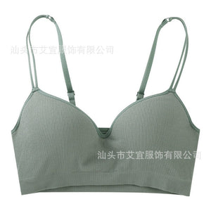 Buckle - Free Bra for Women – Thin Strap, Breathable, Comfortable, Wireless Sports Primer Underwear - Negative Apparel