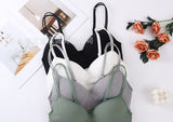 Buckle - Free Bra for Women – Thin Strap, Breathable, Comfortable, Wireless Sports Primer Underwear - Negative Apparel