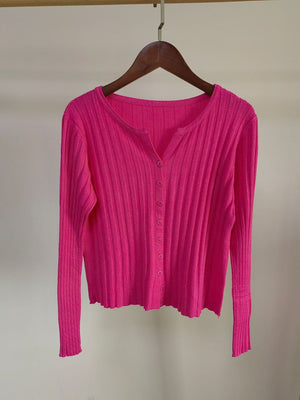 Cardigan sweater women's autumn and winter new Korean version temperament slim and thin knitted sweater jacket with long - sleeved top wholesale - Negative Apparel