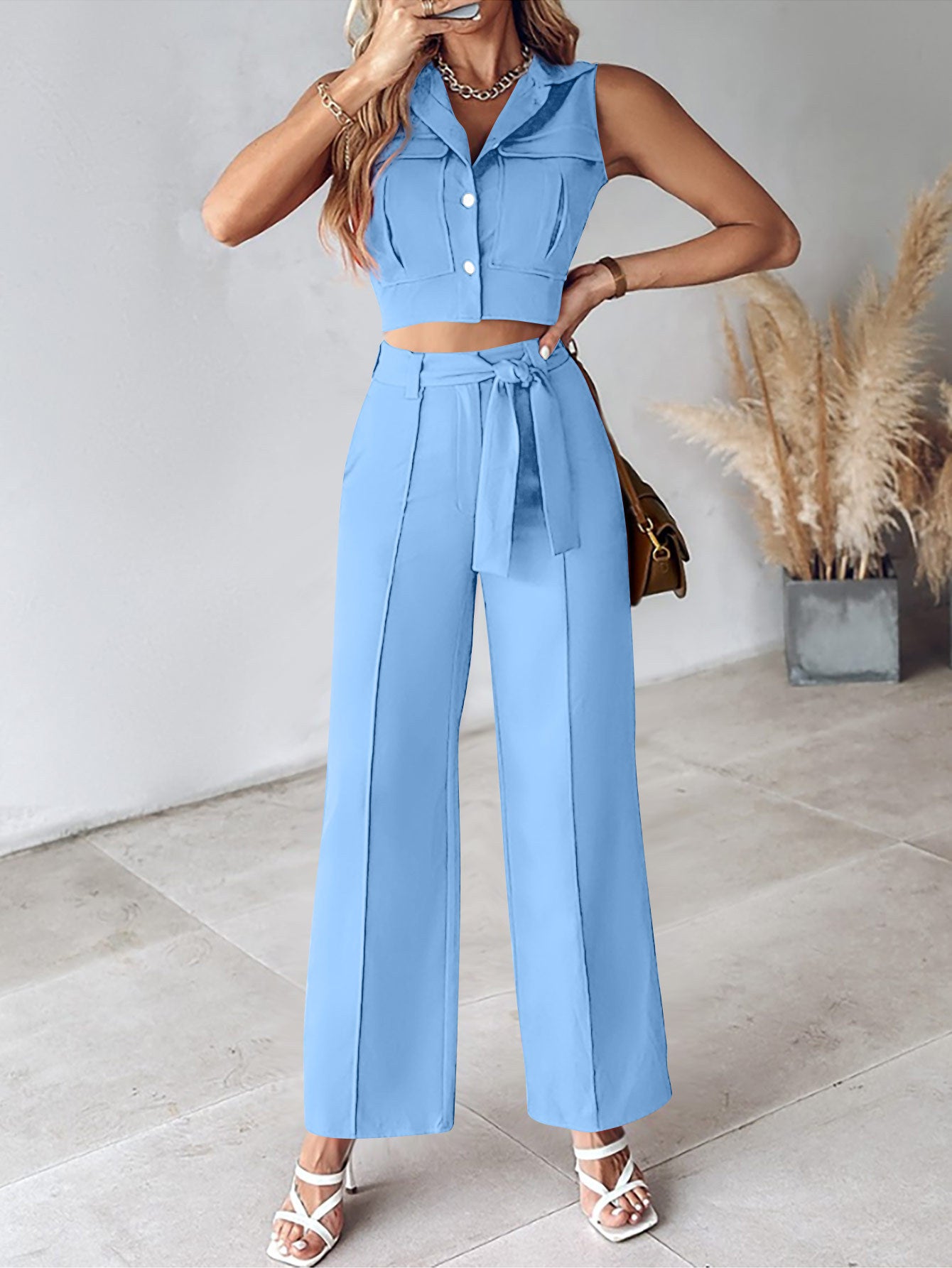 Casual fashion lapel vest suit women's clothing - Negative Apparel