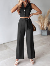Casual fashion lapel vest suit women's clothing - Negative Apparel